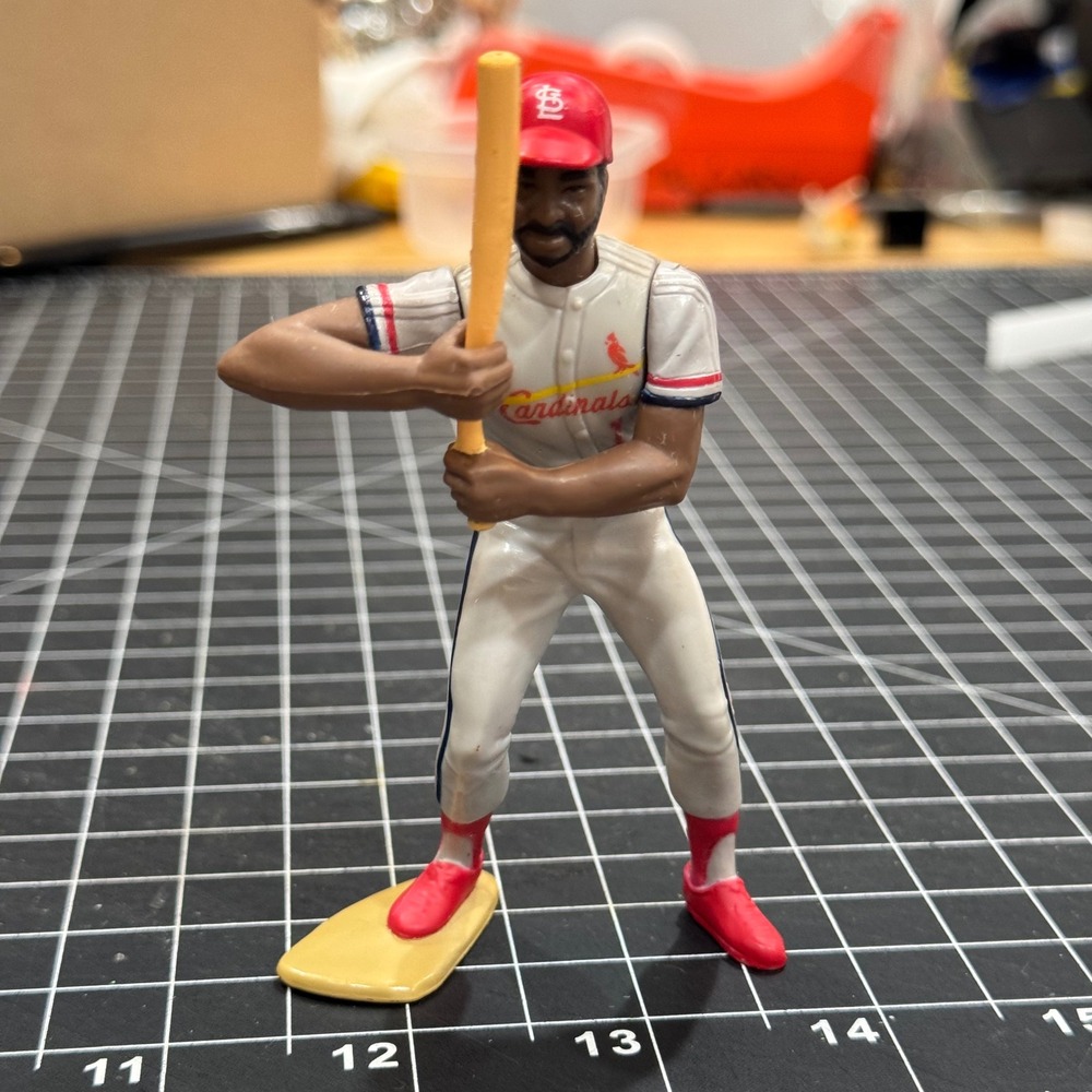 Vintage 1989 Ozzie Smith St Louis Cardinals MLB Action Figure PVC Toy‎ #1 SR.I.